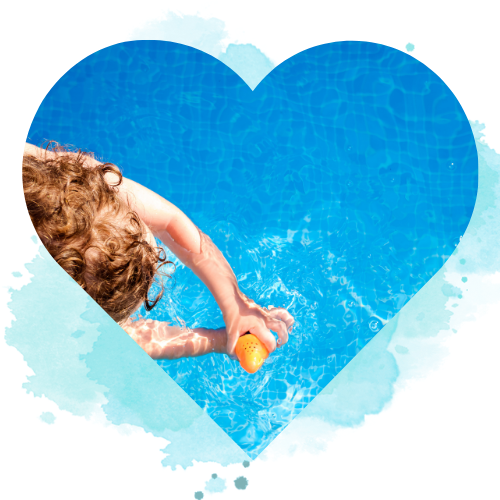 Greifspiele im Babyschwimmen